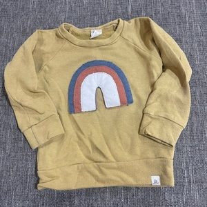 Lulu Roo (bow Little Road Co) 2t Rainbow Appliqué Pullover